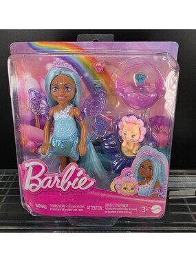 Barbie Fantasy Doll With Accessories Magical Wings & Pet